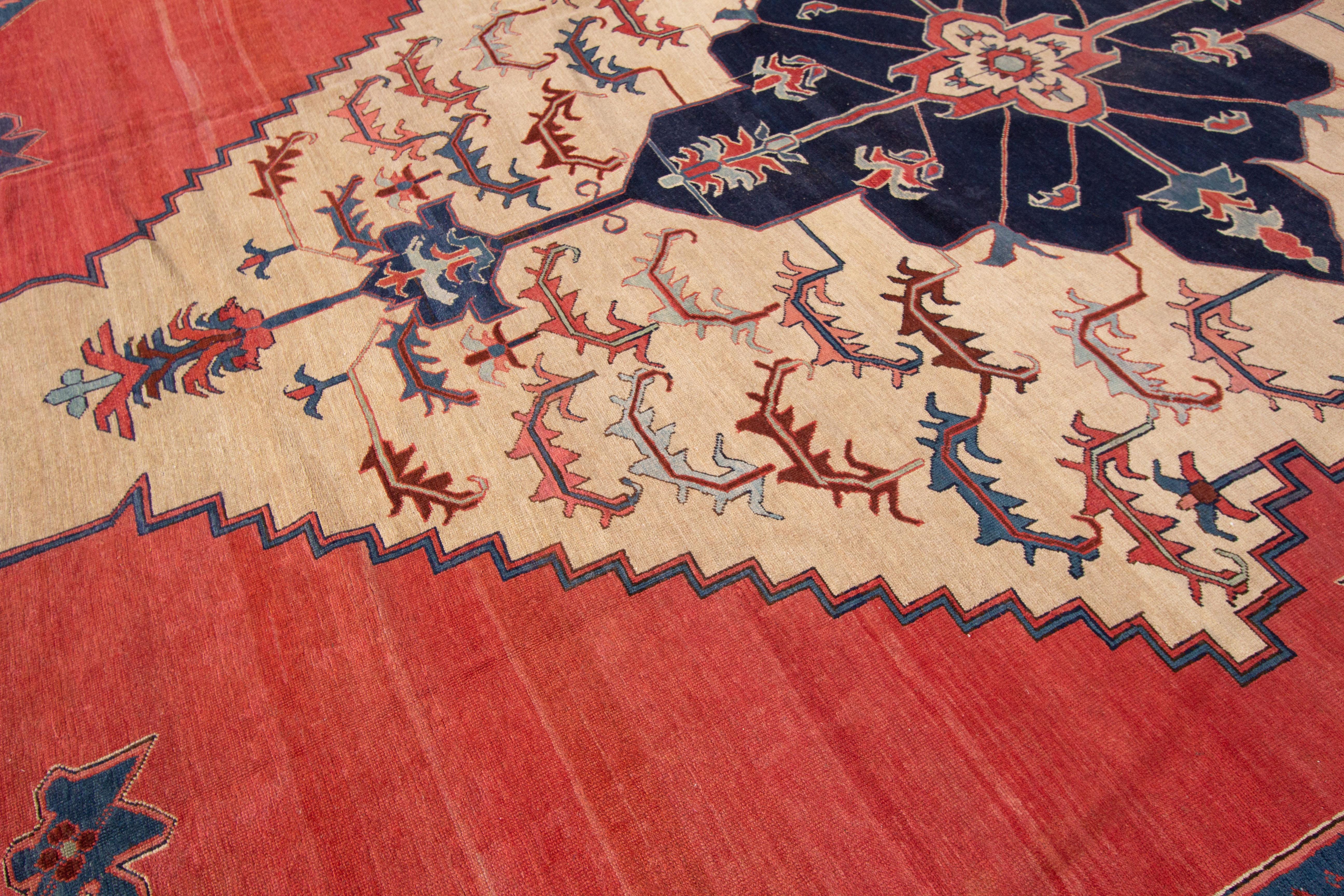 Bakshaish 19th Century Persian Bahshaeish Rug For Sale