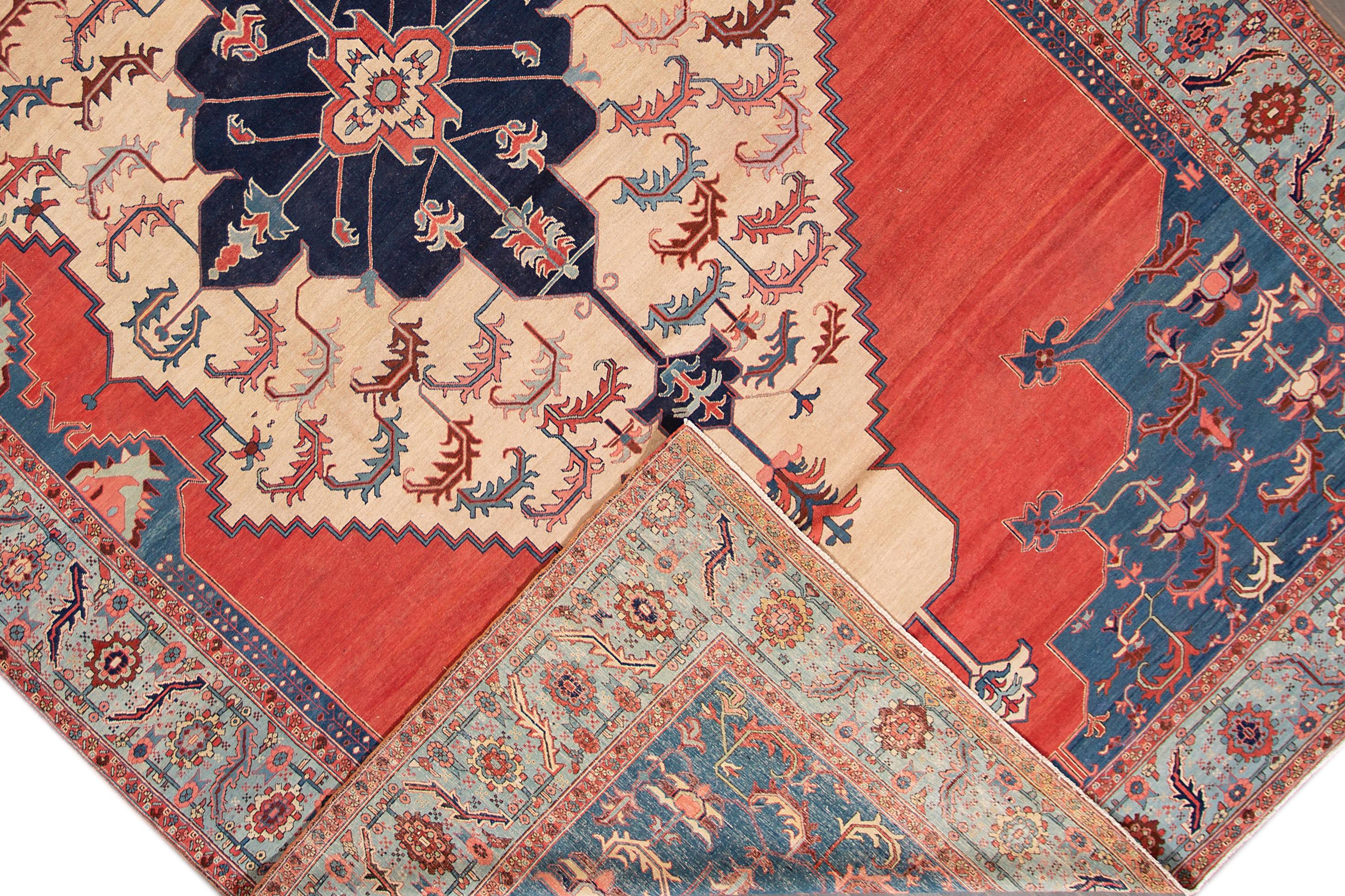 Persischer Bahshaeish-Teppich aus dem 19. Jahrhundert (Wolle) im Angebot