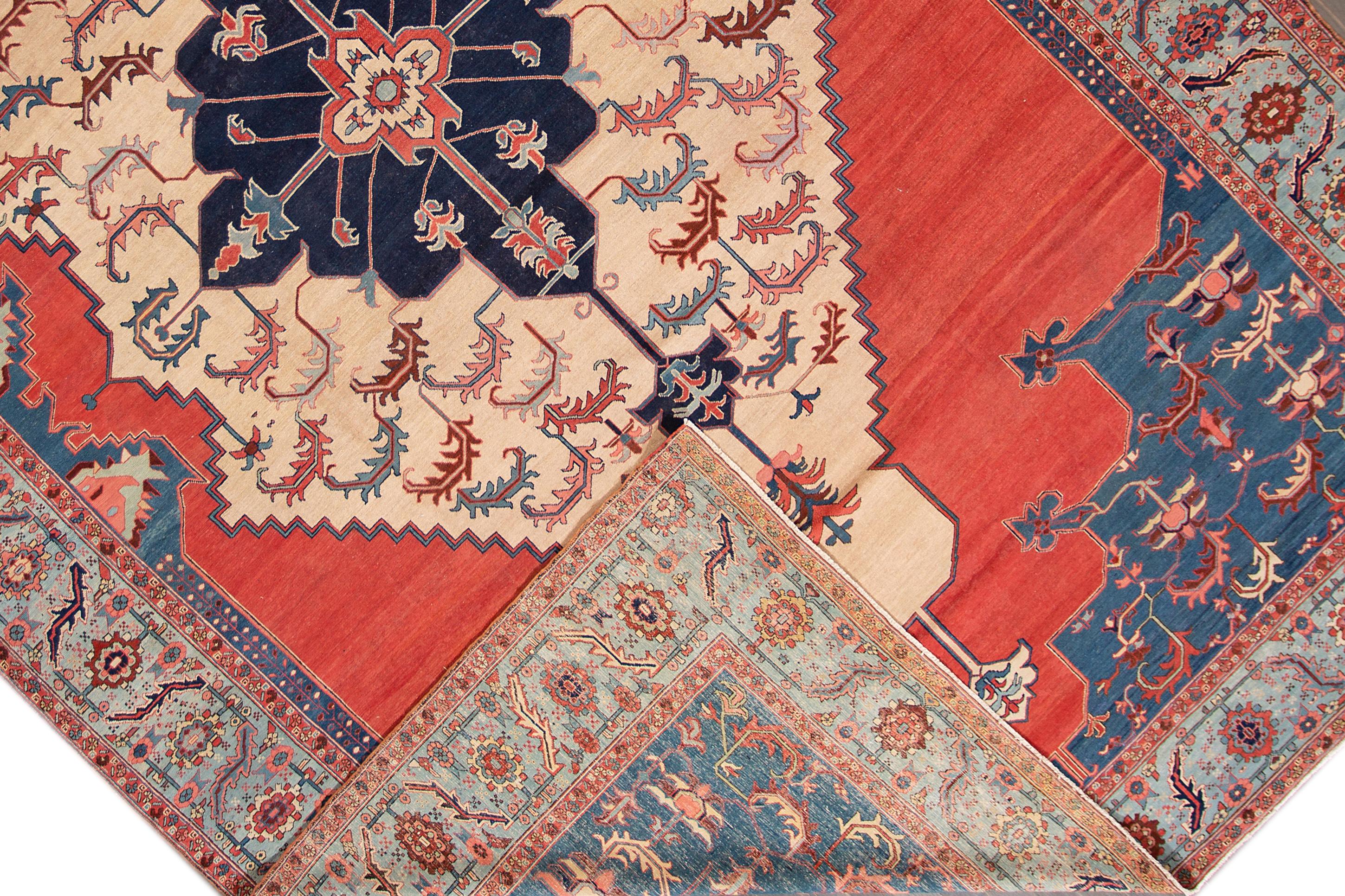 Wool 19th Century Persian Bahshaeish Rug For Sale