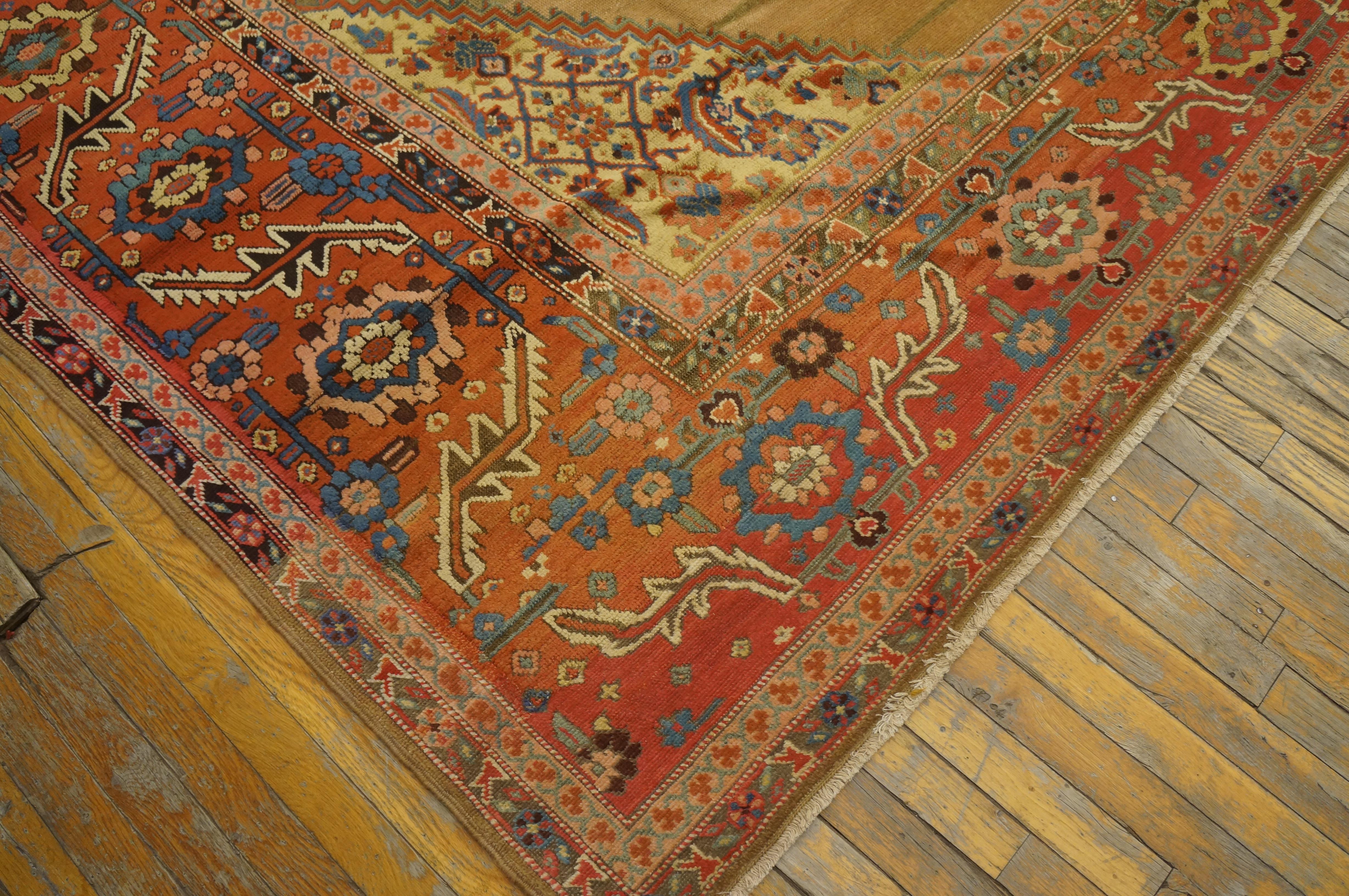 19th Century N.W. Persian Bakshaiesh Carpet ( 9' x 12'6