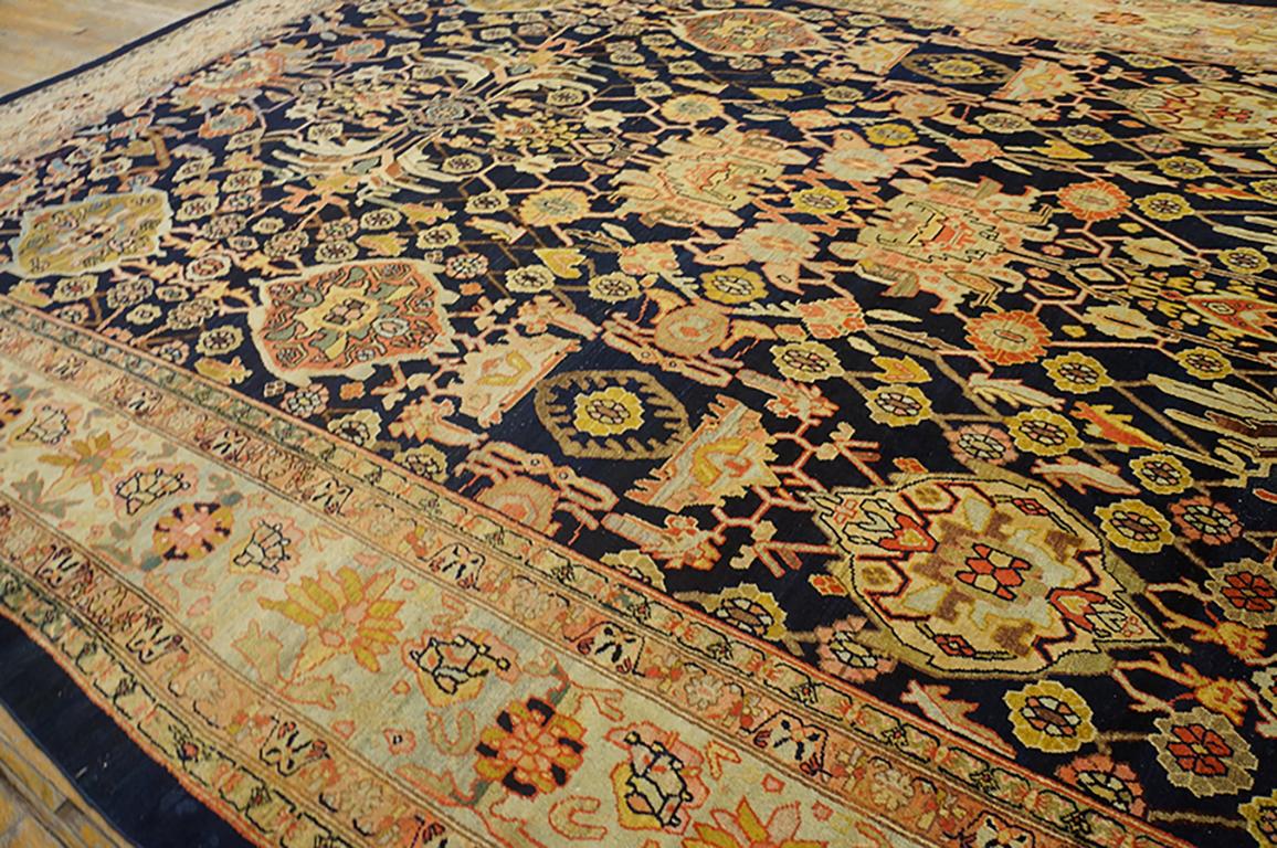 Persischer Bibikabad-Teppich aus dem 19. Jahrhundert im Zustand „Gut“ im Angebot in New York, NY