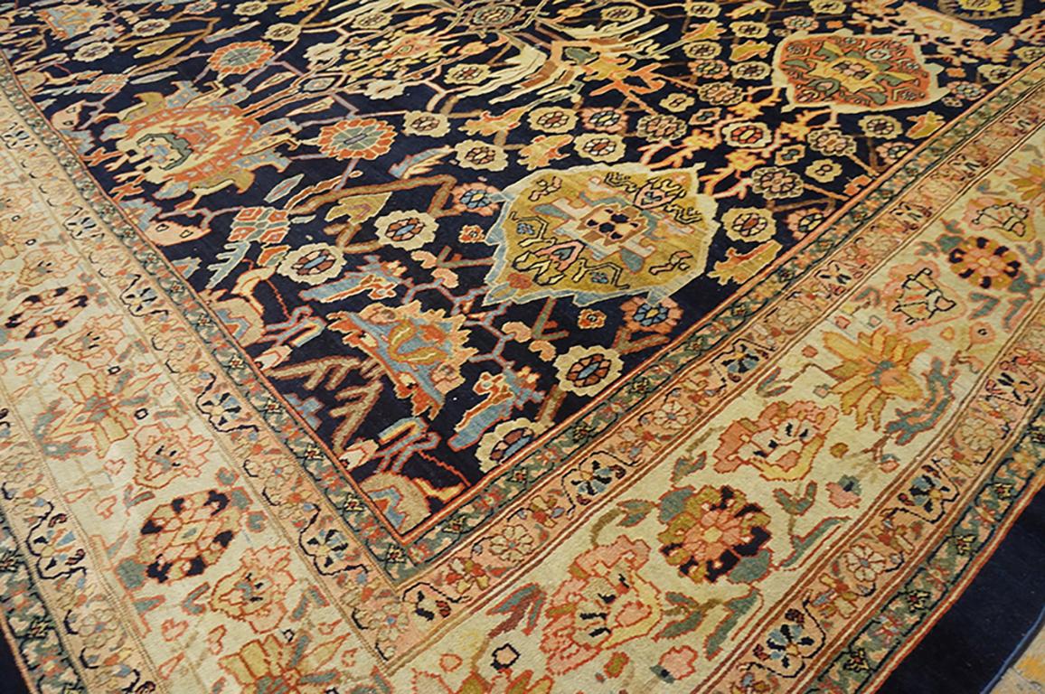 Late 19th Century 19th Century Persian Bibikabad Carpet ( 11'4