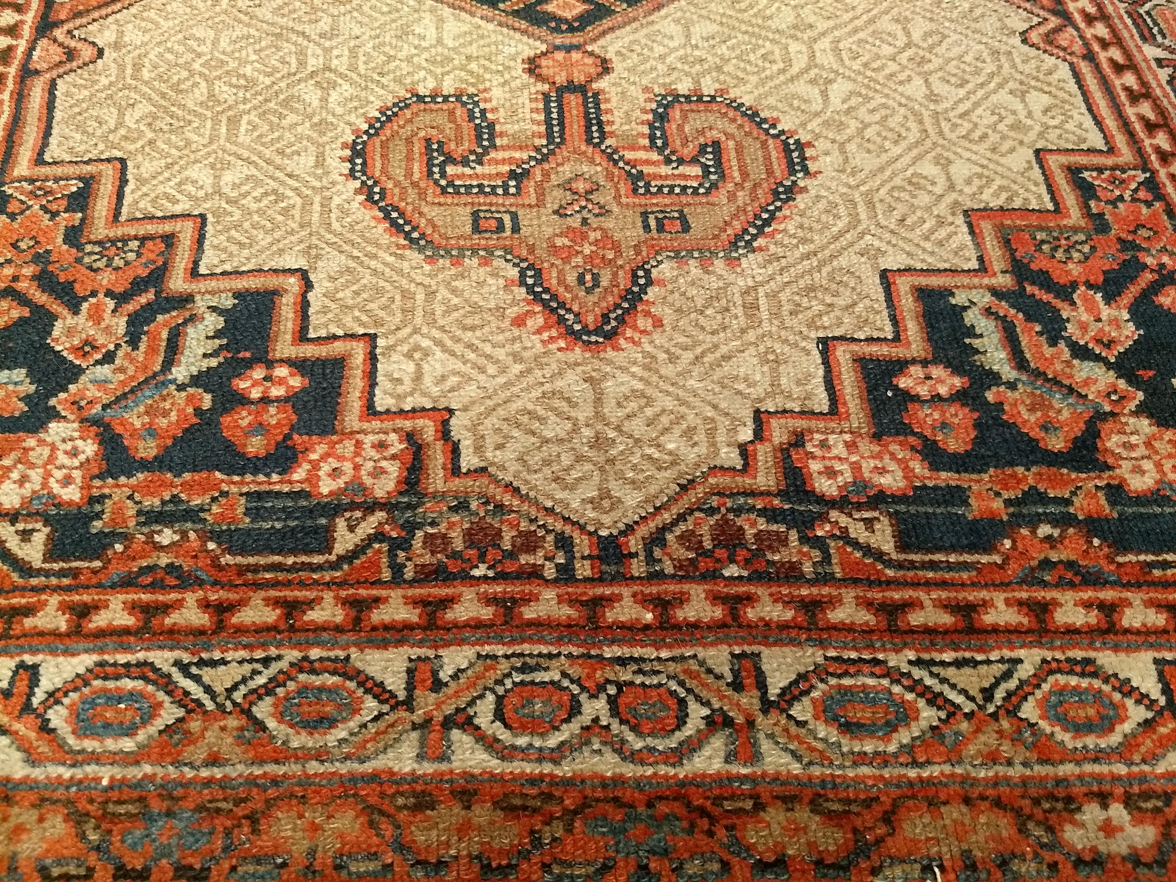 19th Century Persian Camel Hair Serab Runner For Sale 7