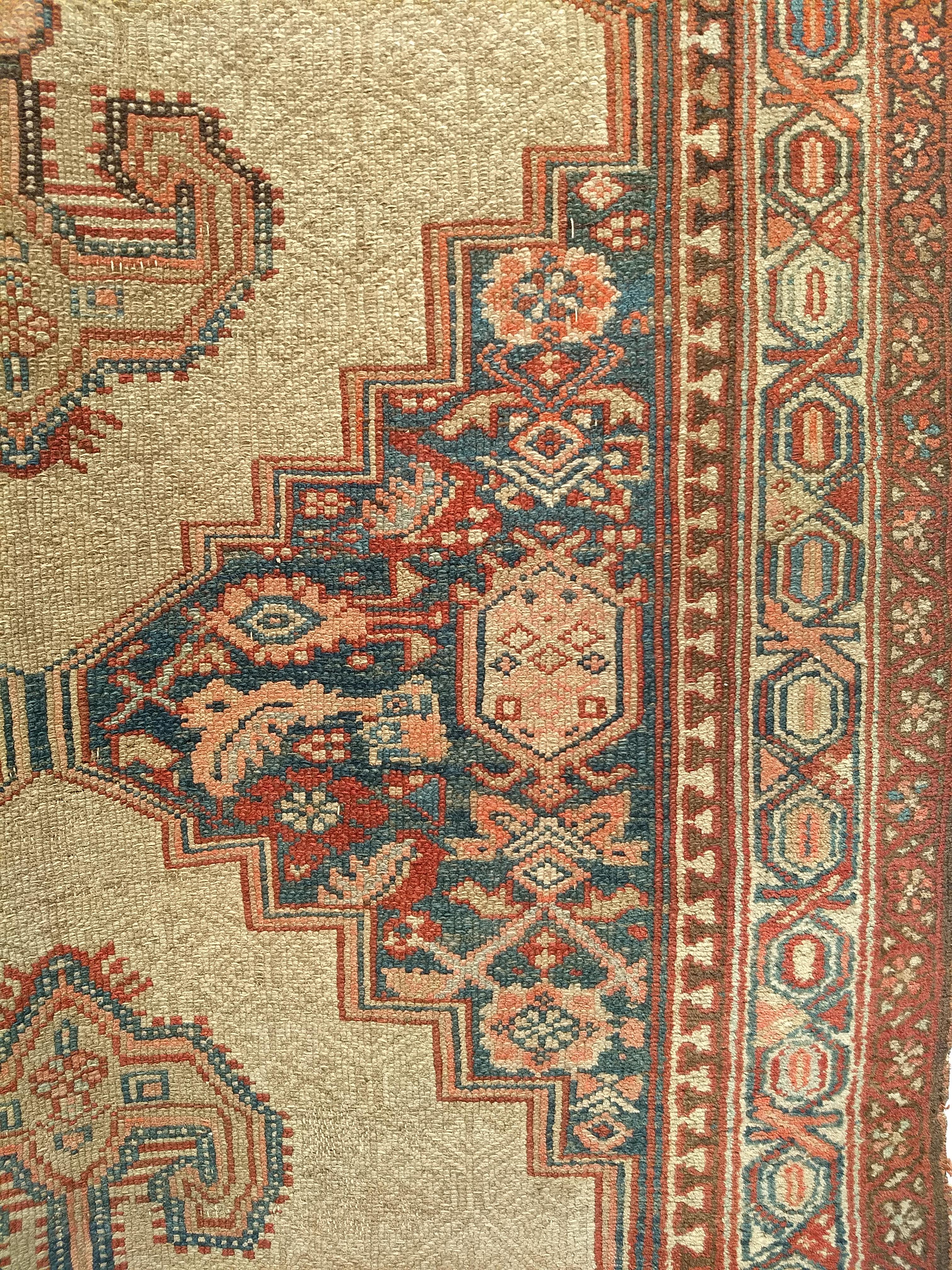 19th Century Persian Camel Hair Serab Runner For Sale 9