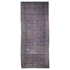 19th Century Persian Farahan Gallery Rug in a Herati Geometric Pattern