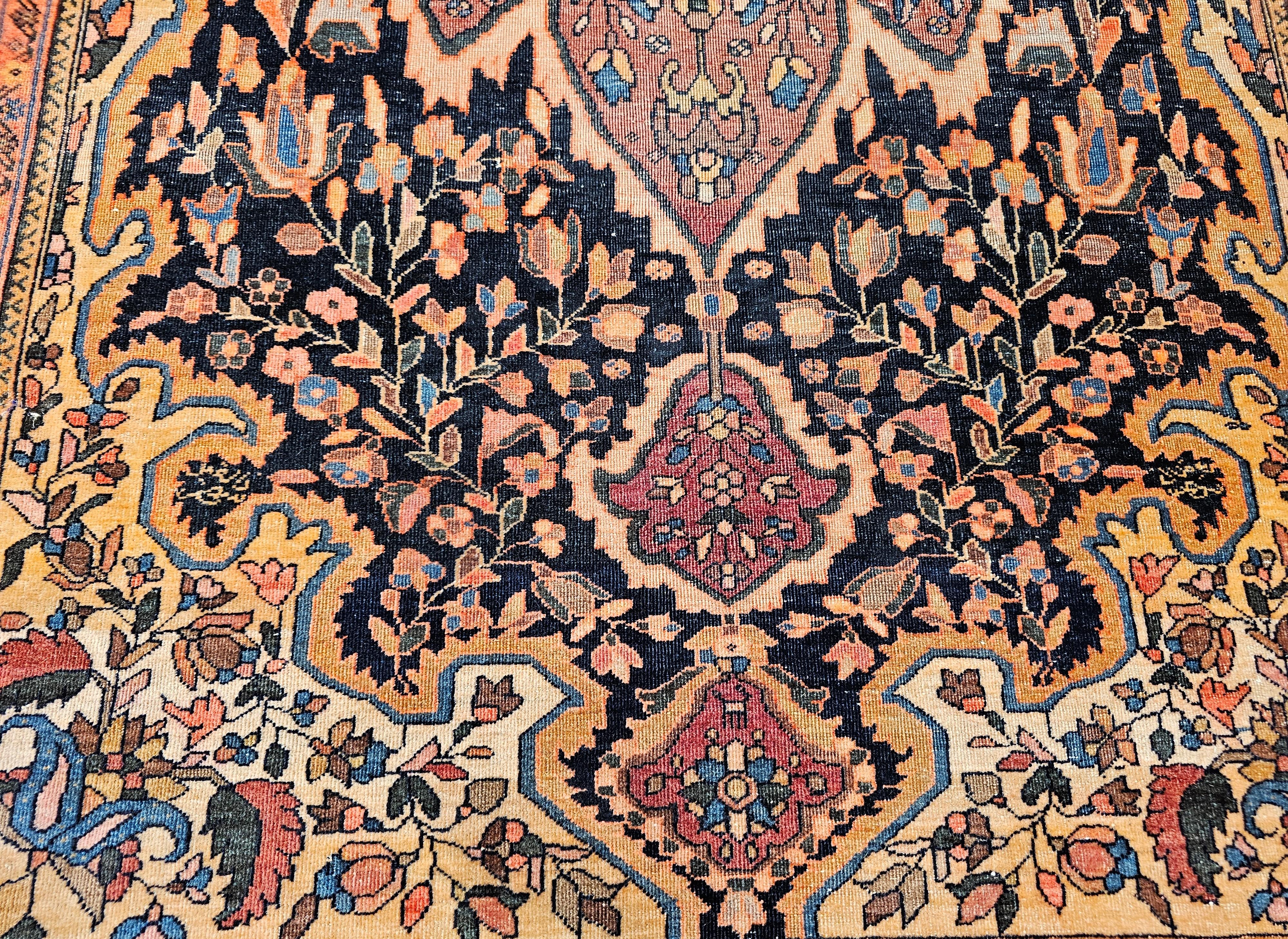 Persischer Farahan Sarouk-Teppich aus dem 19. Jahrhundert im Angebot 6