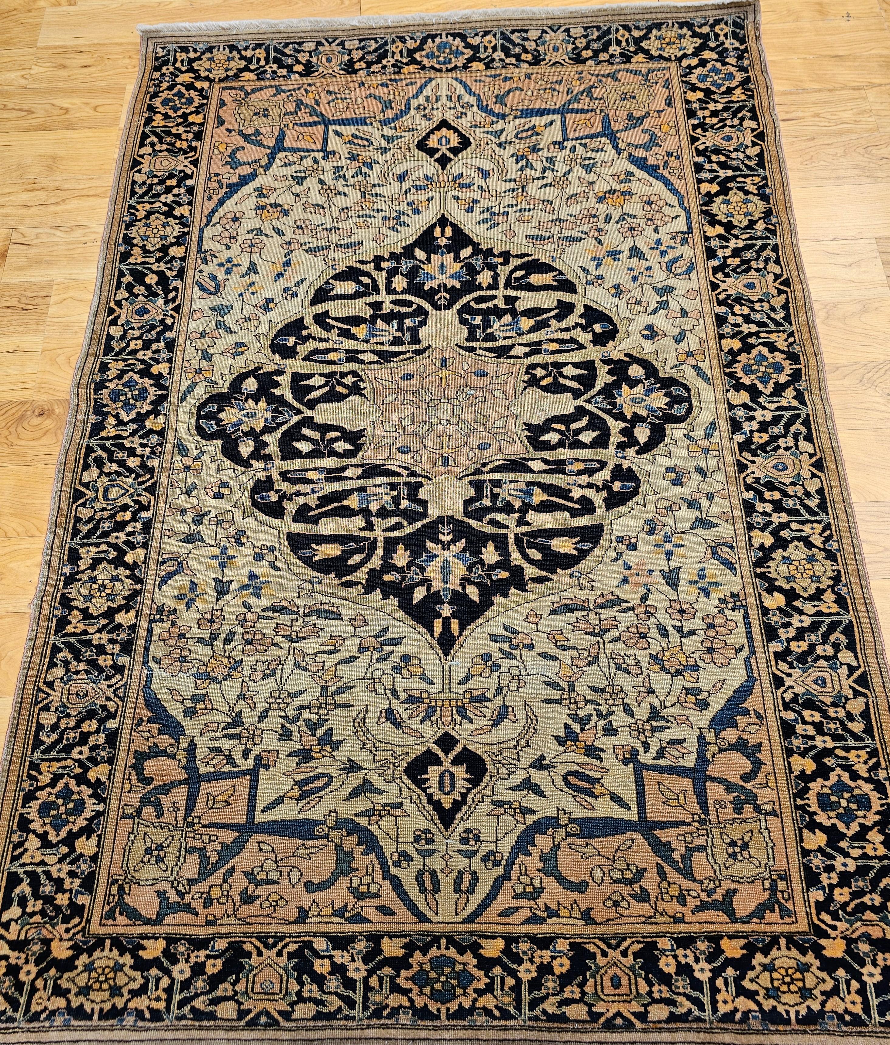 Persischer Farahan Sarouk-Teppich aus dem 19. Jahrhundert im Angebot 11