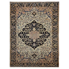 19th Century Persian Farahan Sarouk Area Rug