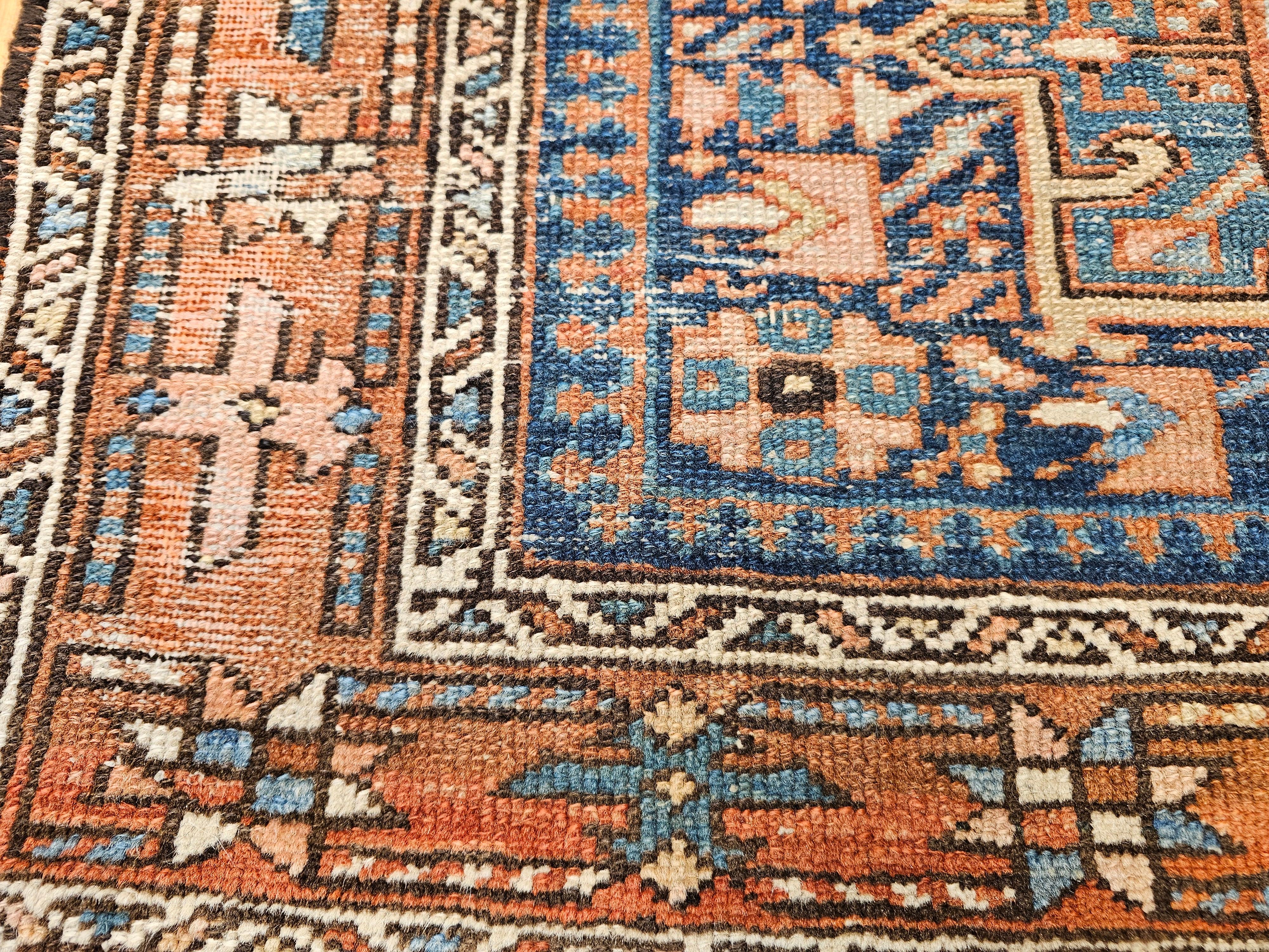 19th Century Persian Heriz Karajah Area Rug For Sale 5