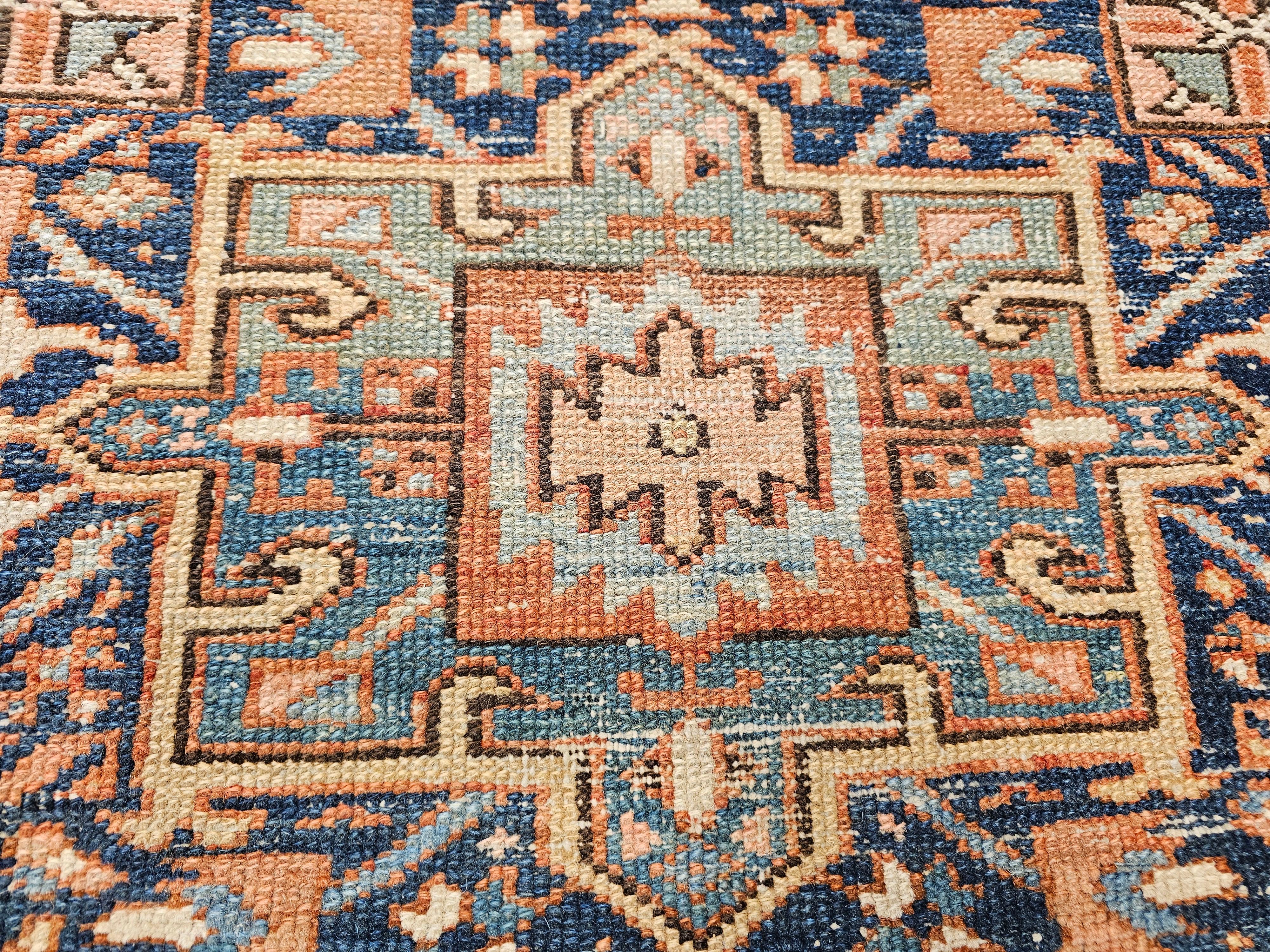 19th Century Persian Heriz Karajah Area Rug For Sale 6