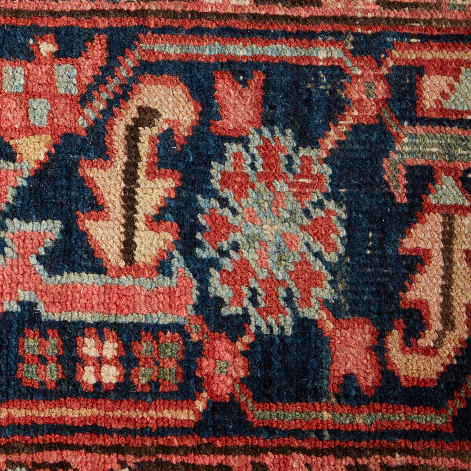 Antique 1920s Persian Heriz Wool Rug 1