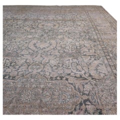 Antique 19th Century Persian Isfahan Carpet