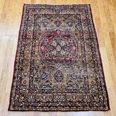 19th century Persian Kerman Lavar Area Rug