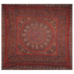 19th Century Persian Kerman Termeh Silk Embroidery Suzani