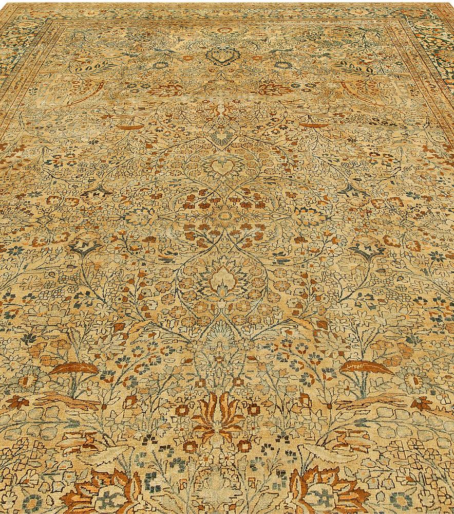 Authentic 19th century Persian Khorassan carpet
Size: 12'7