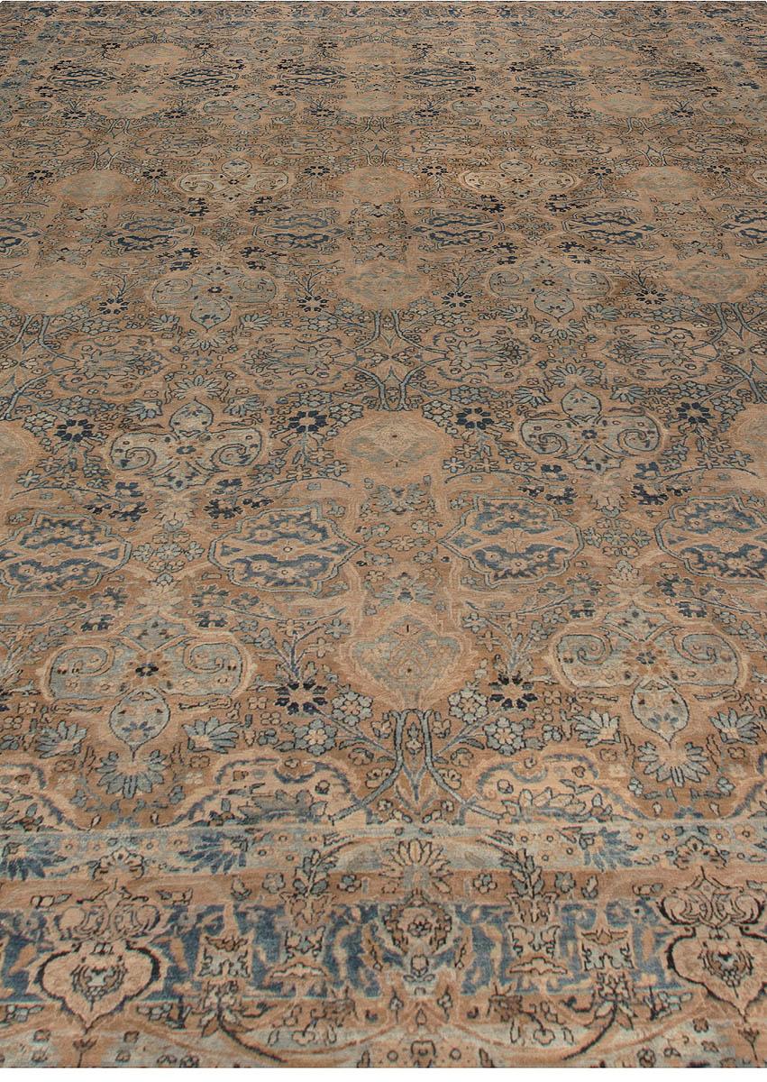 Authentic 19th century Persian Kirman carpet
Size: 12'2