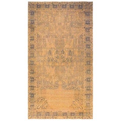 Antique Authentic 19th Century Persian Kirman Rug