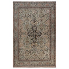 Antique Authentic 19th Century Persian Kirman Carpet