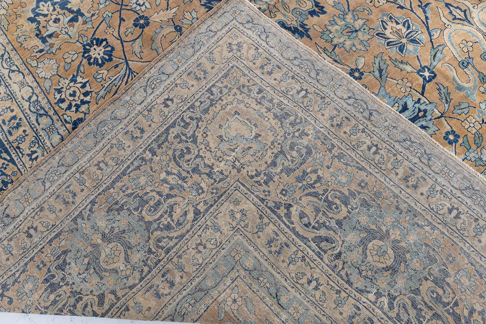 Tappeto persiano Kirman del XIX secolo realizzato a mano in lana Doris Leslie Blau in vendita 3