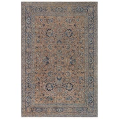 Tapis persan Kirman du XIXe siècle en laine fait à la main Doris Leslie Blau