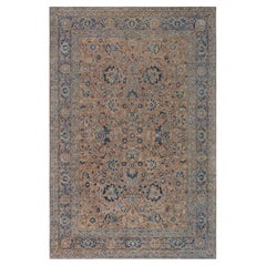 Tapis persan Kirman du XIXe siècle en laine fait à la main Doris Leslie Blau