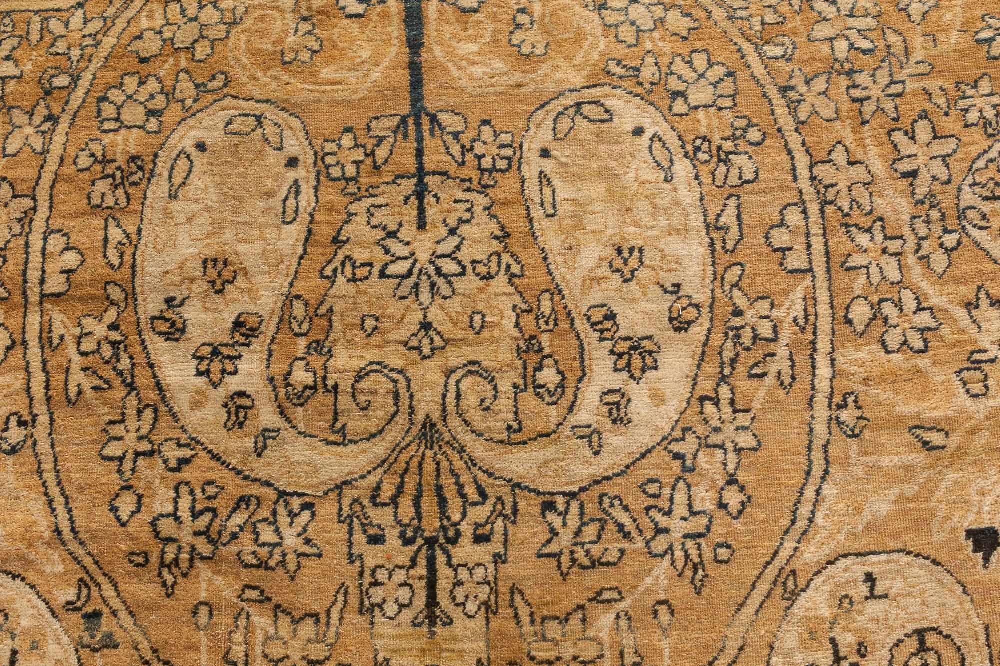 Perse Authentique tapis persan Kirman du 19ème siècle fait à la main en vente
