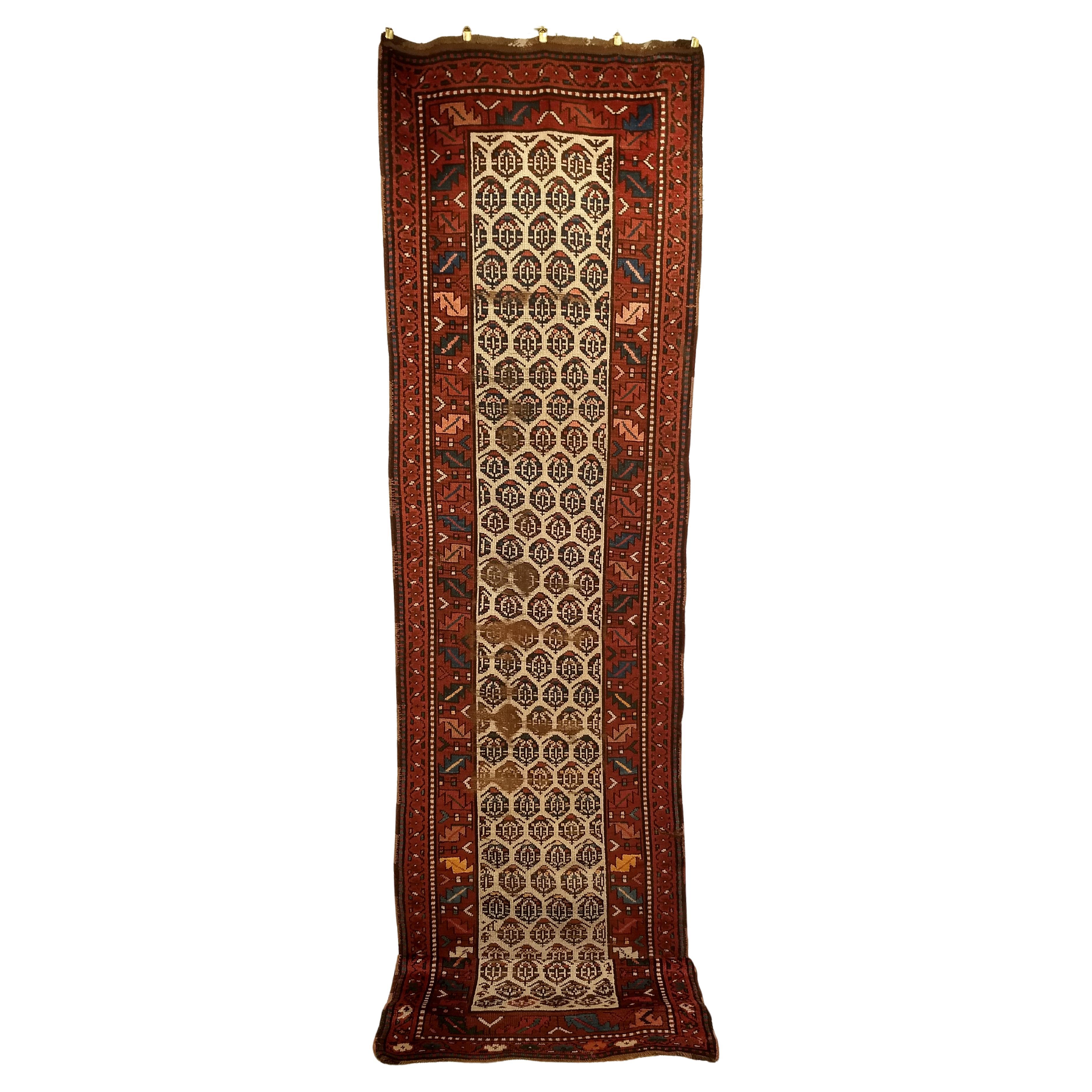 19th Century Persian Kurdish Bidjar Runner