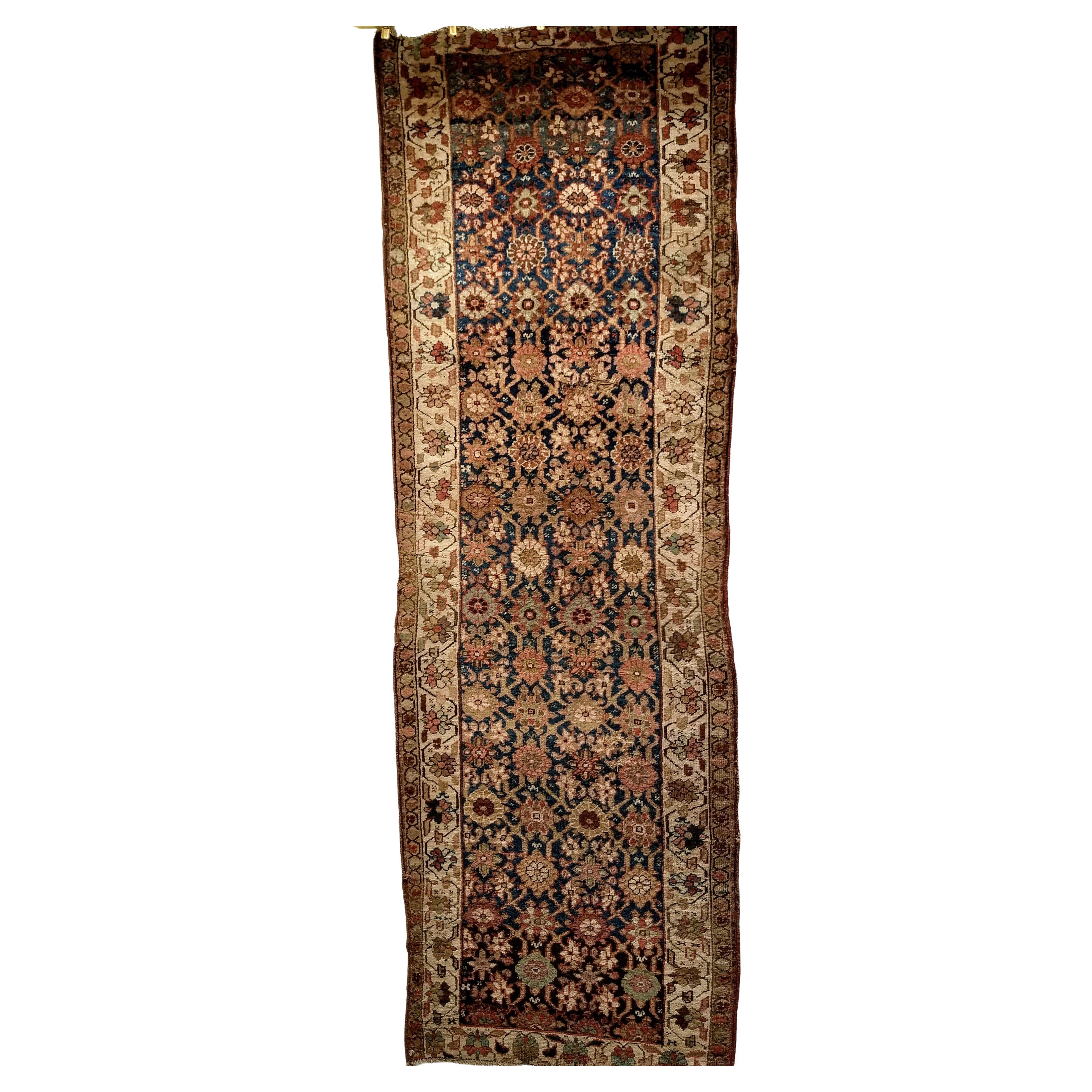 19th Century Persian Kurdish Bidjar Runner