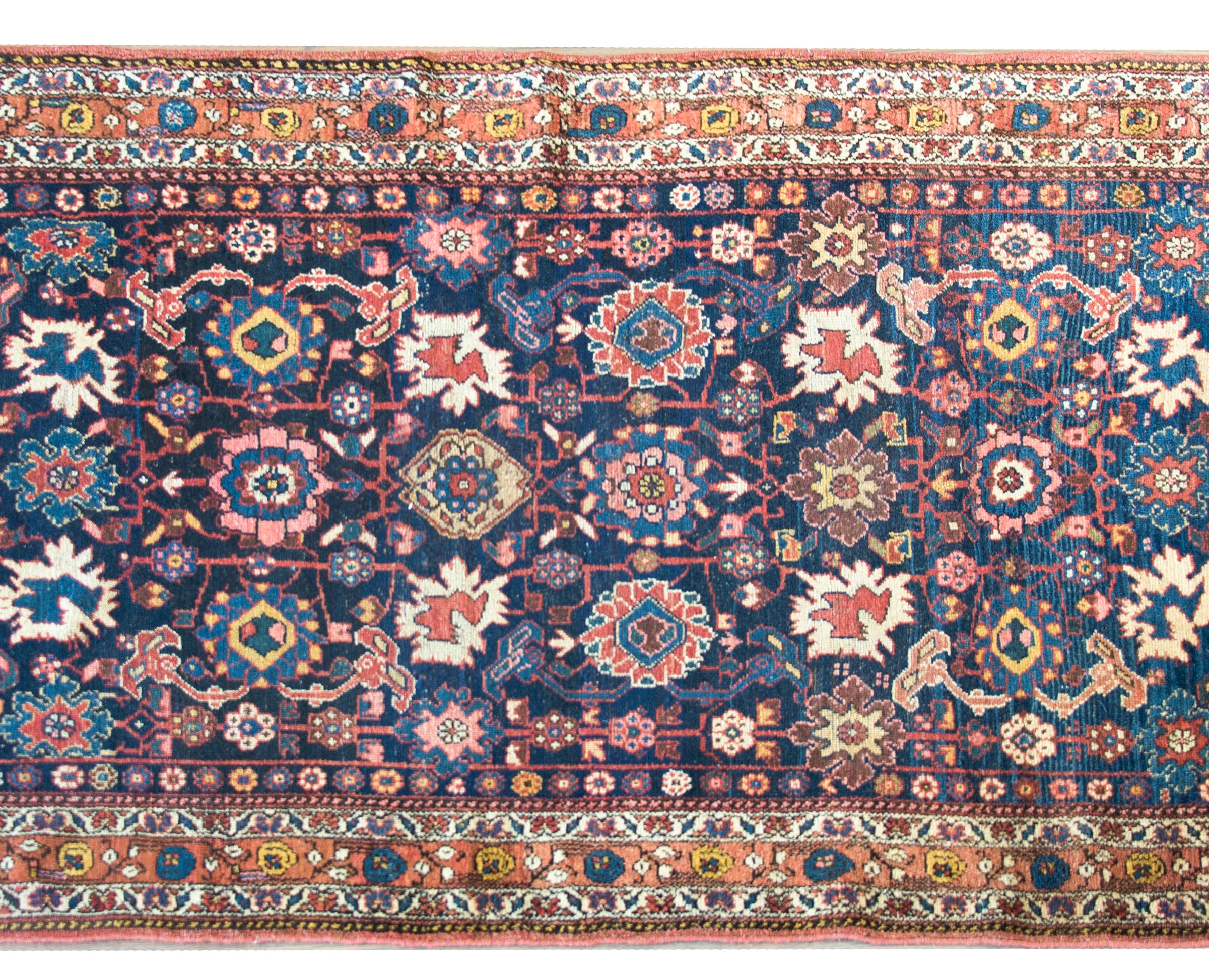 Tribal 19th Century Persian Kurdish Rug For Sale