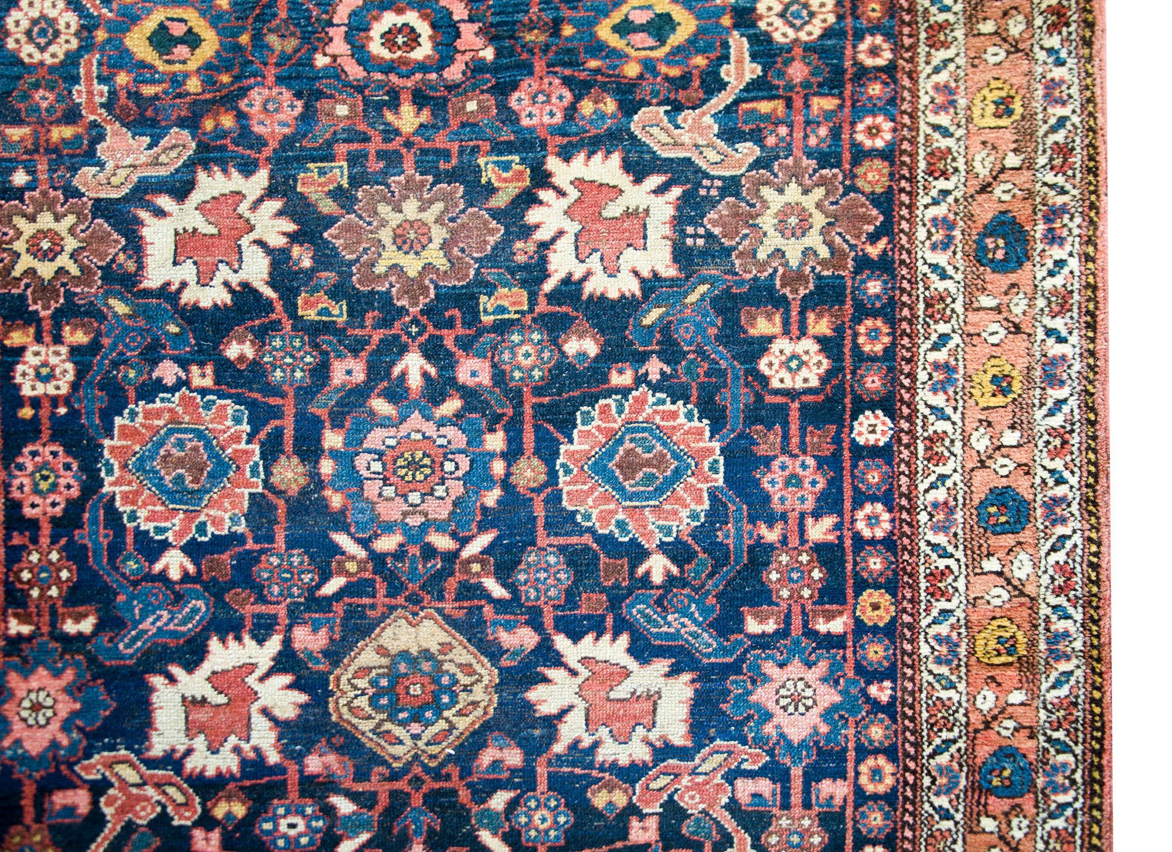19th Century Persian Kurdish Rug In Good Condition For Sale In Chicago, IL