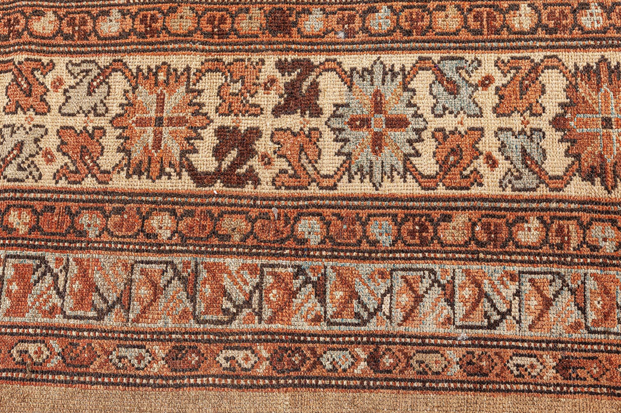 19th Century Persian Malayer Handmade Wool Runner For Sale 2