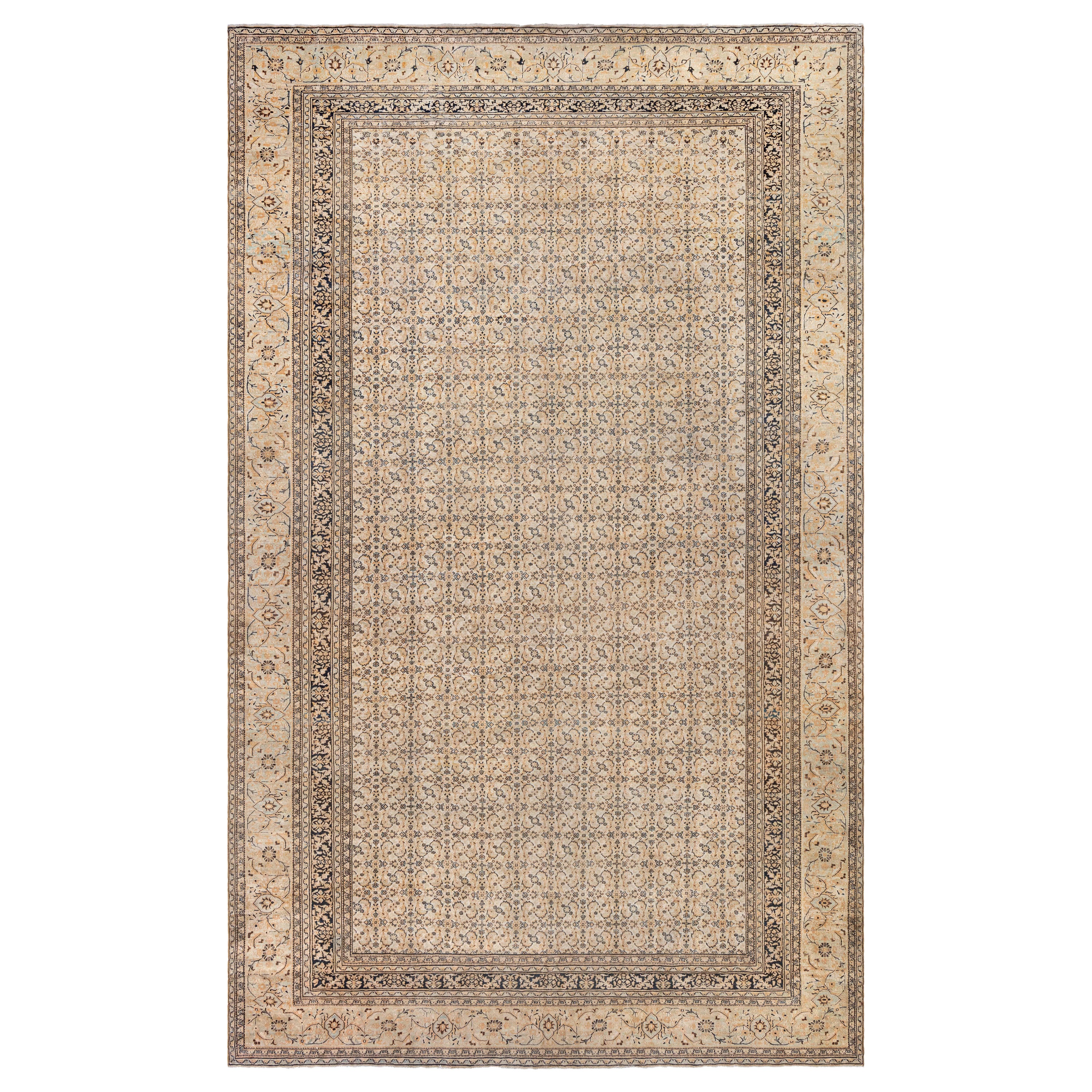 19th Century Persian Meshad Handmade Wool Rug Doris Leslie Blau