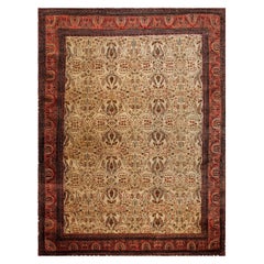 Tappeto persiano Sarouk Farahan del XIX secolo ( 11'10" x 15'10" - 361 x 483 )