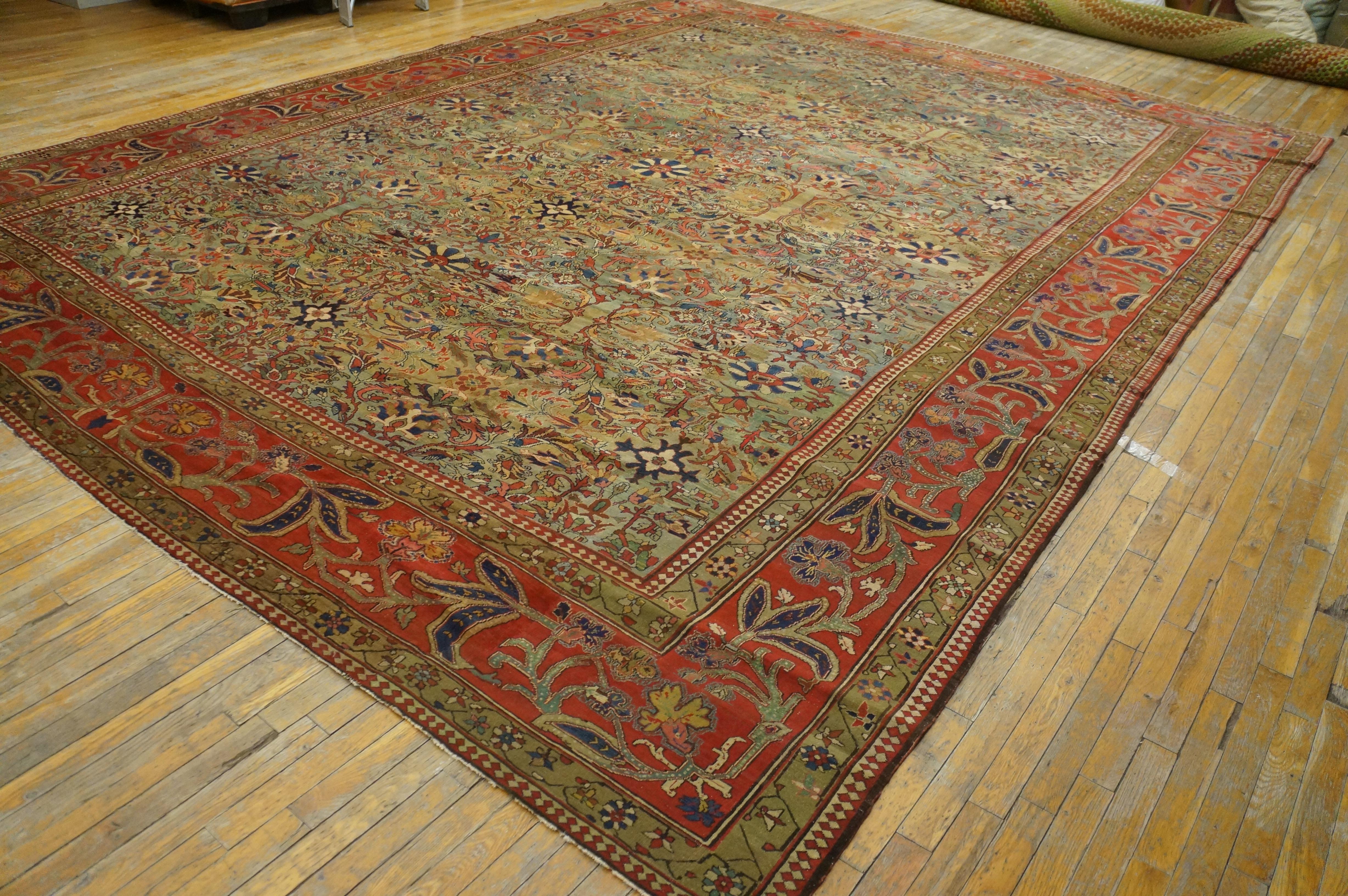 19th Century  Persian Sarouk Farahan Carpet ( 12' x 15'9