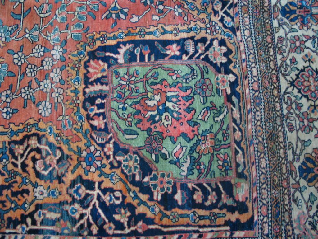 Sarouk persiano del XIX secolo  Tappeto Farahan ( 13'2