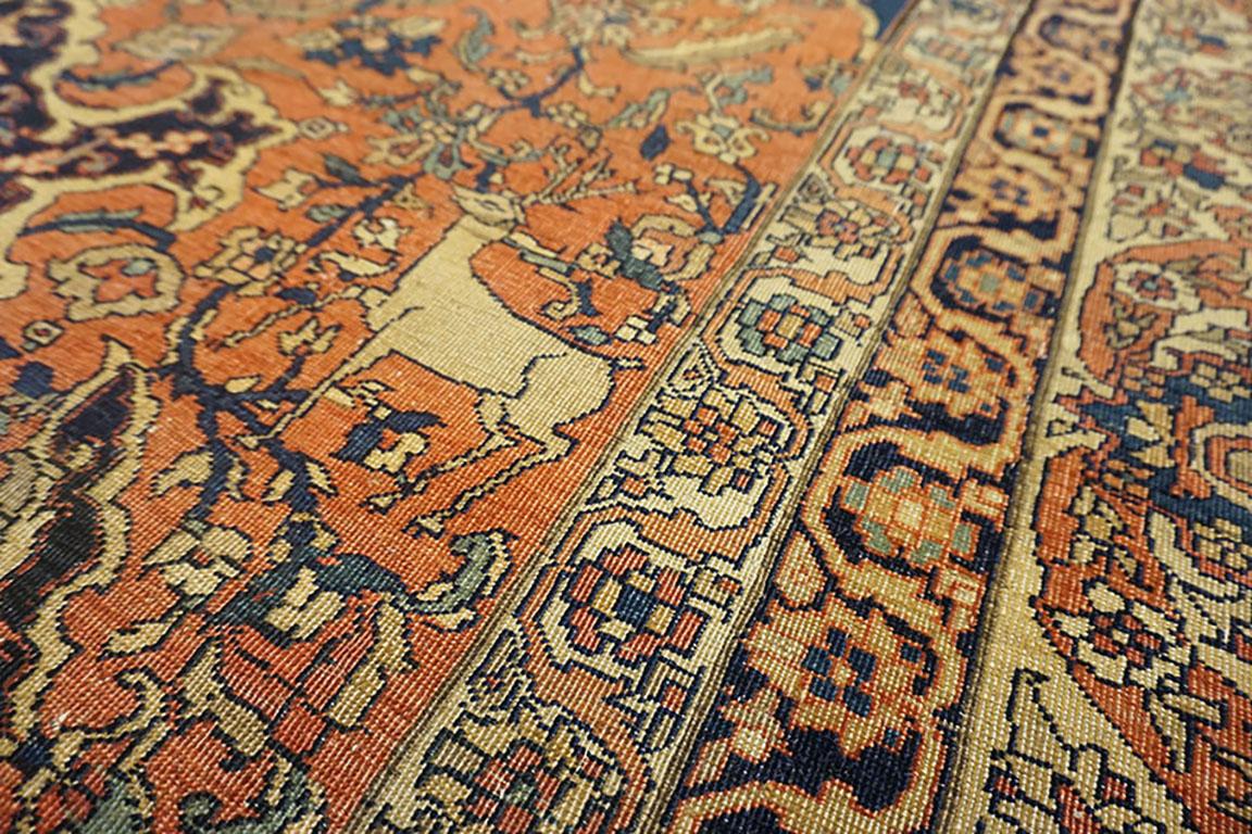 19th Century Persian Sarouk Farahan Carpet  6' 2