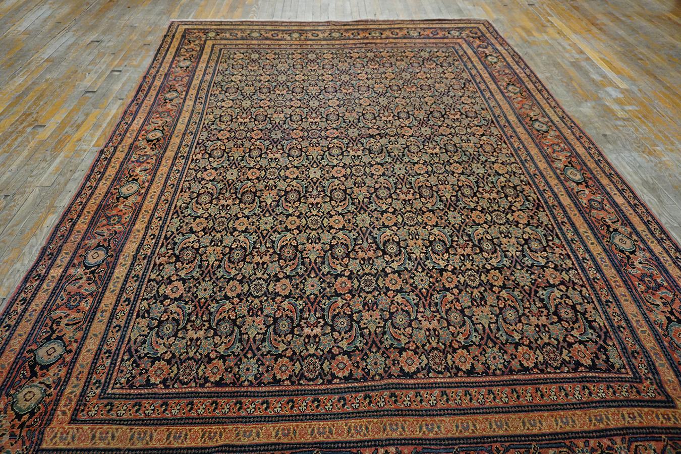 19th Century Persian Senneh Carpet ( 7'6