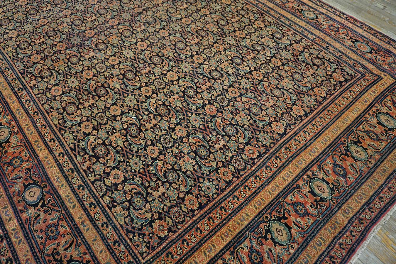 19th Century Persian Senneh Carpet ( 7'6