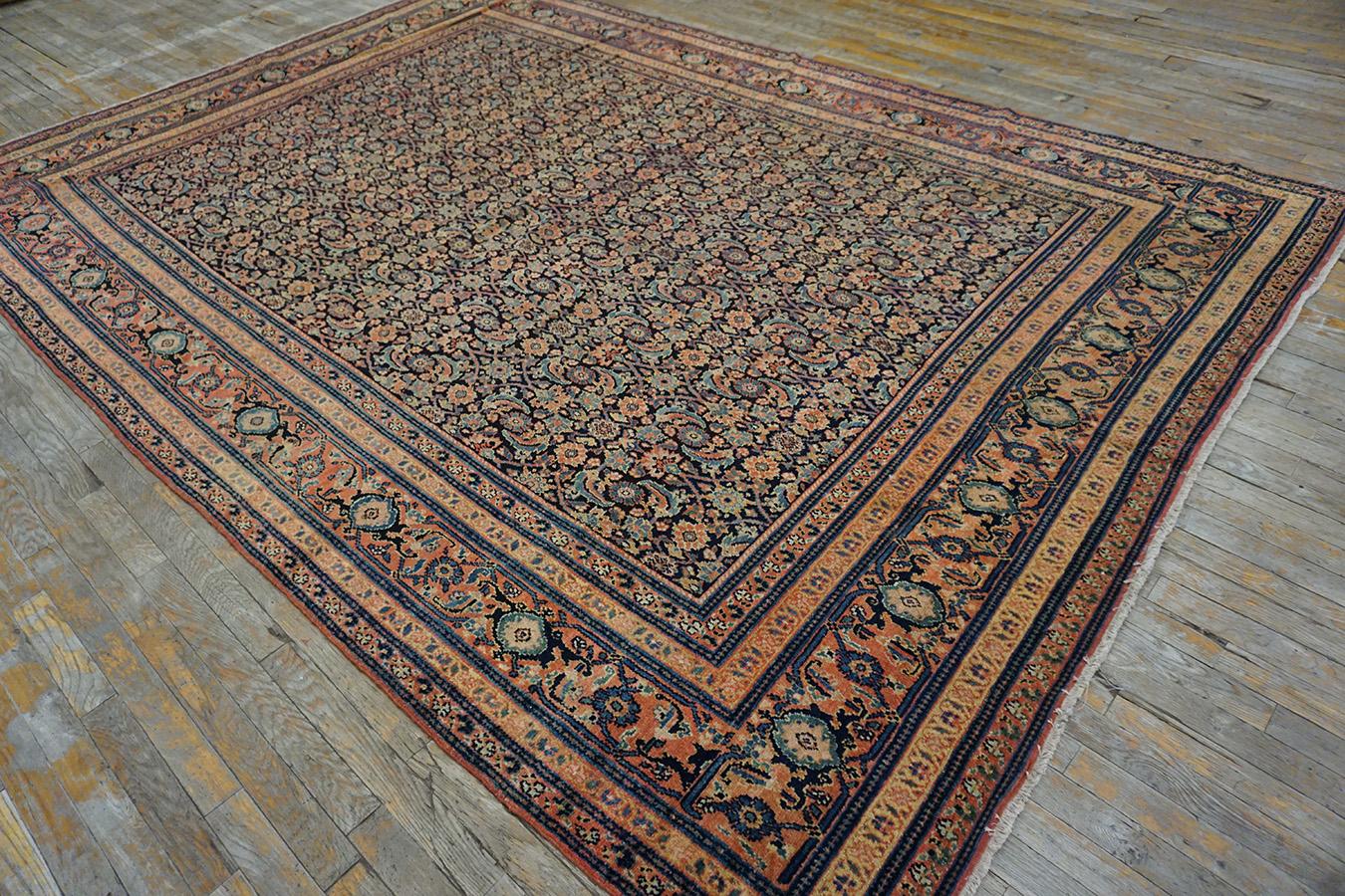 Late 19th Century 19th Century Persian Senneh Carpet ( 7'6