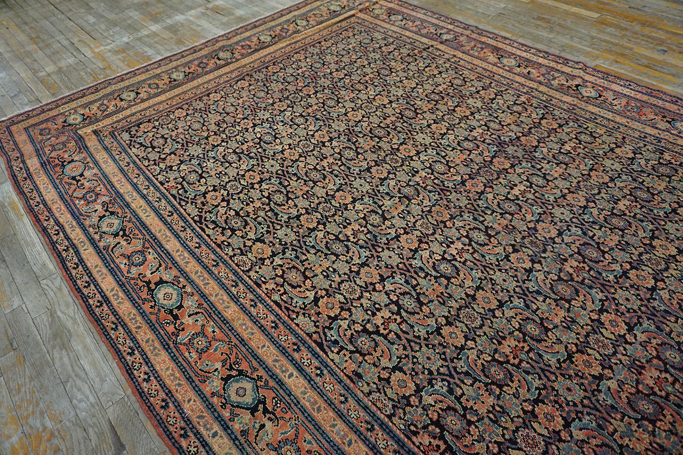 19th Century Persian Senneh Carpet ( 7'6