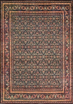 Persischer Senneh-Teppich des 19. Jahrhunderts ( 1,82 m x 3,35 m – 228 x 330 cm)