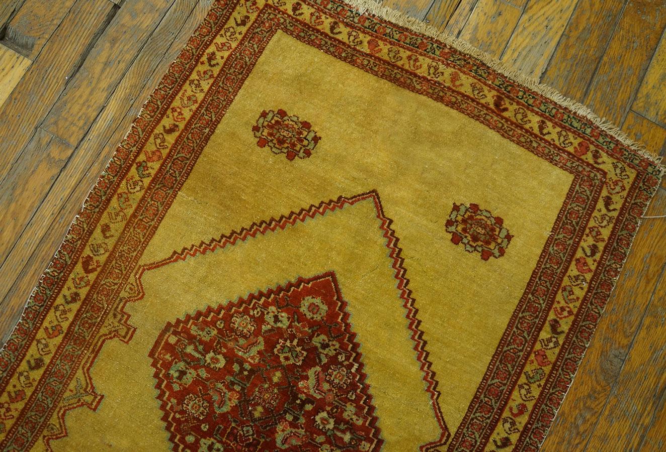 19th Century Persian Senneh Rug ( 2' x 2'10