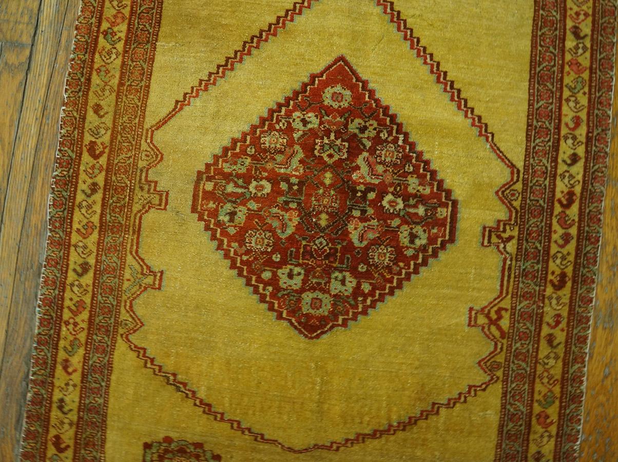Late 19th Century 19th Century Persian Senneh Rug ( 2' x 2'10
