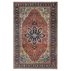 Persischer Serapi-Teppich aus dem 19.