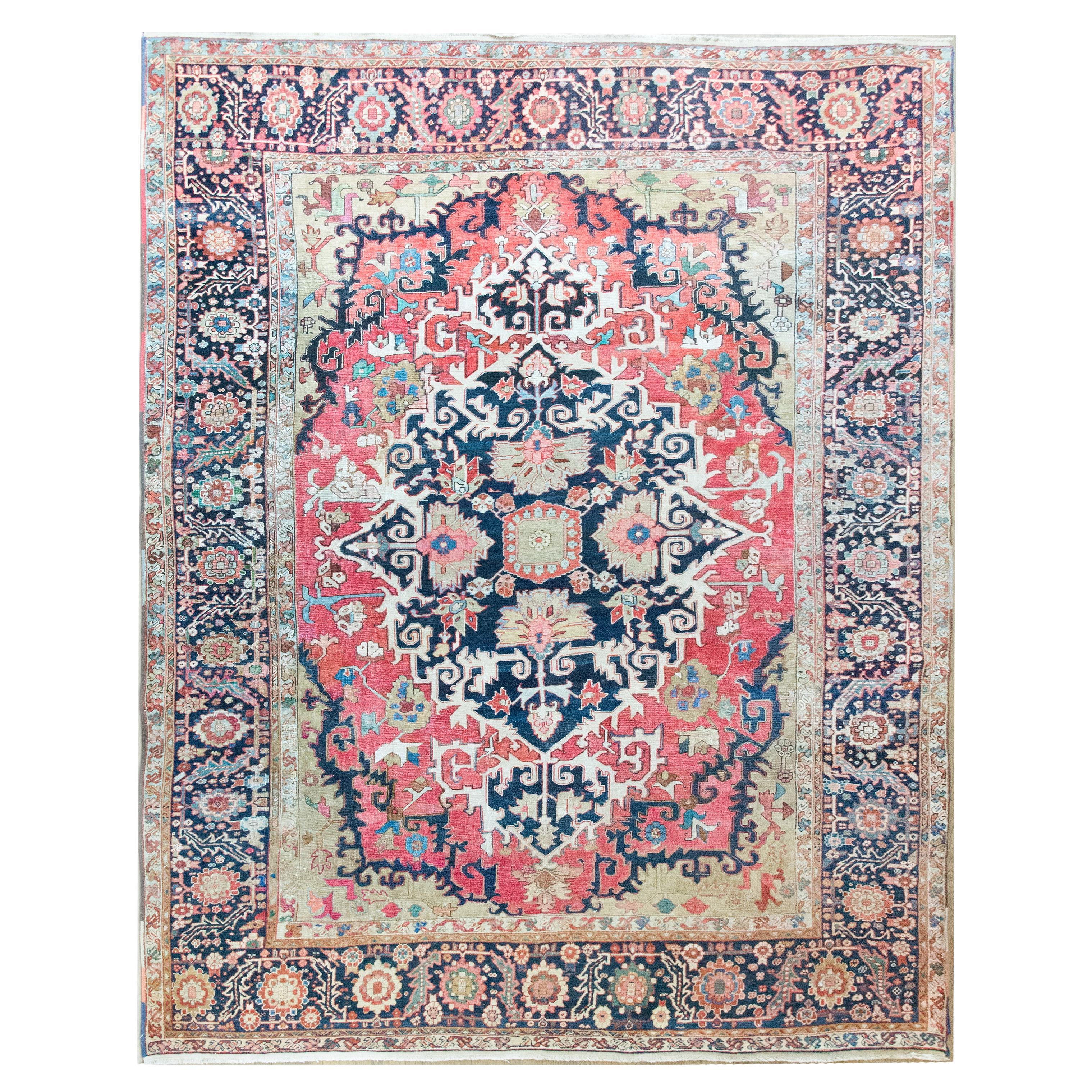 19th Century Persian Serapi Rug