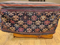 19th Century Persian Shahsavan Soumak Mafrash Tribal Cargo Bag