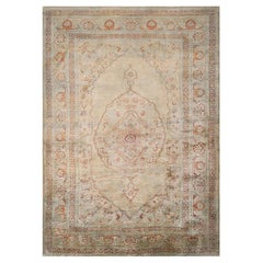 19th Century Persian Silk Tabriz Carpet