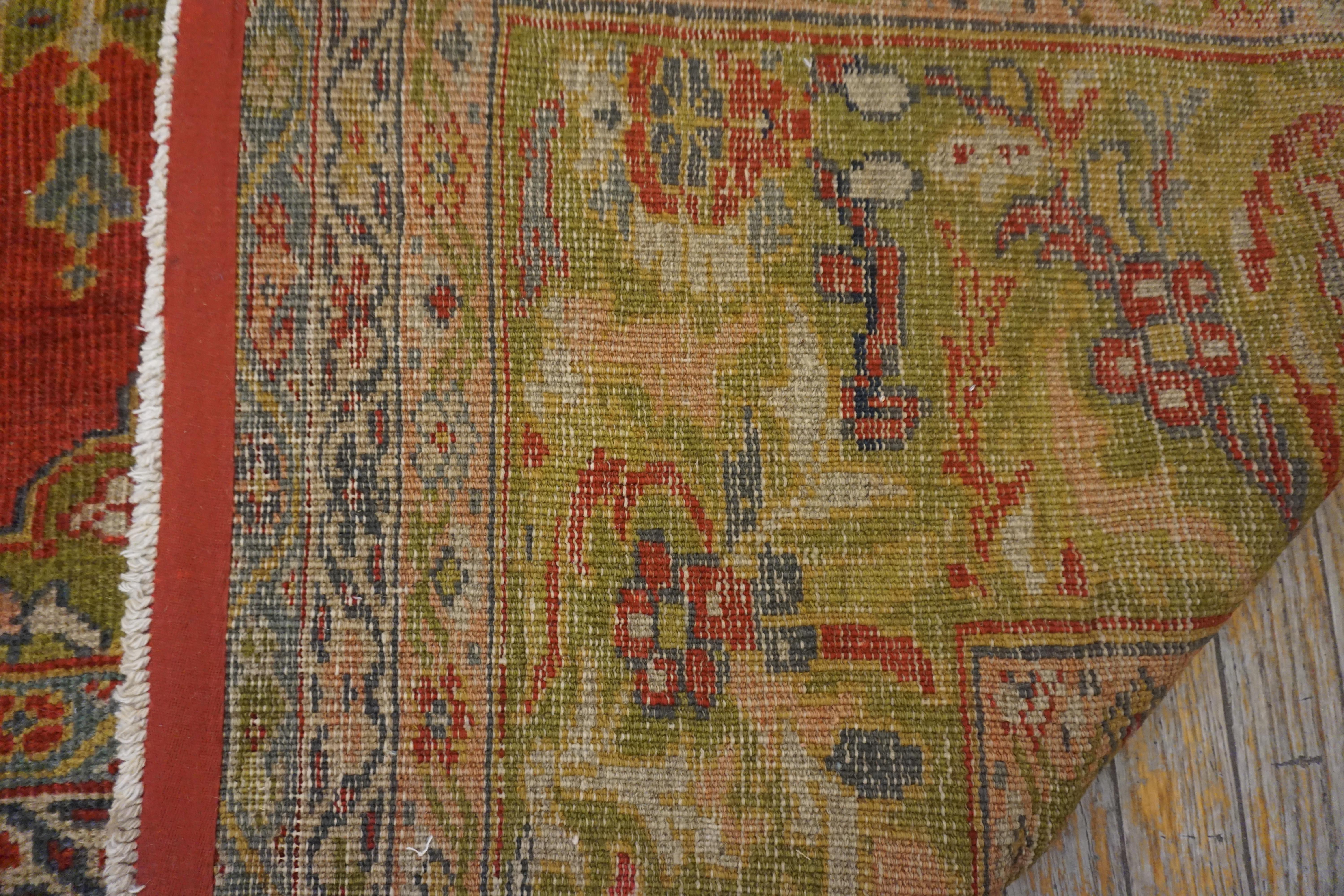 19th Century Persian Sultanabad Carpet ( 14'10