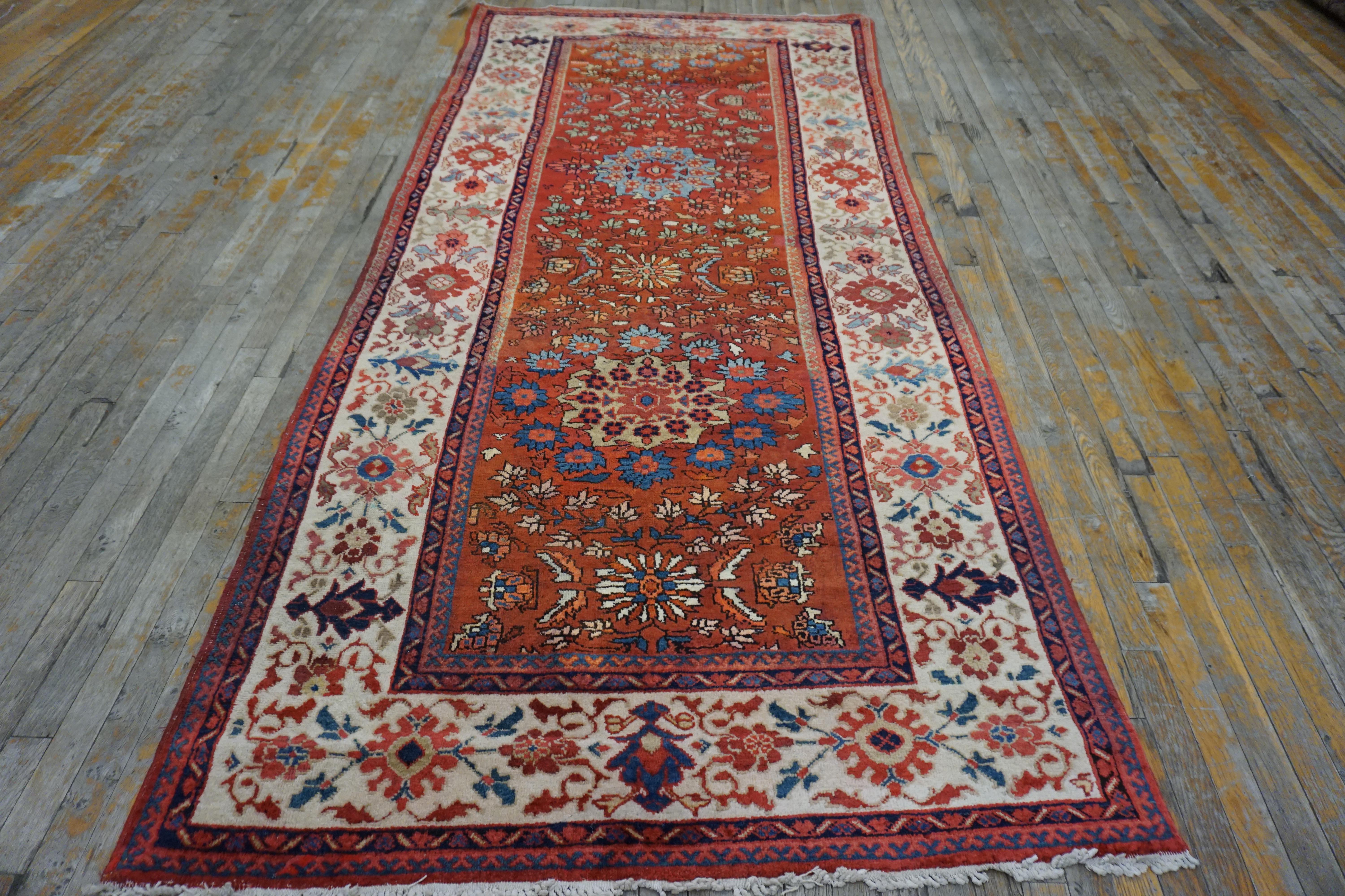 Fine XIX secolo Tappeto persiano Sultanabad del XIX secolo ( 4'4