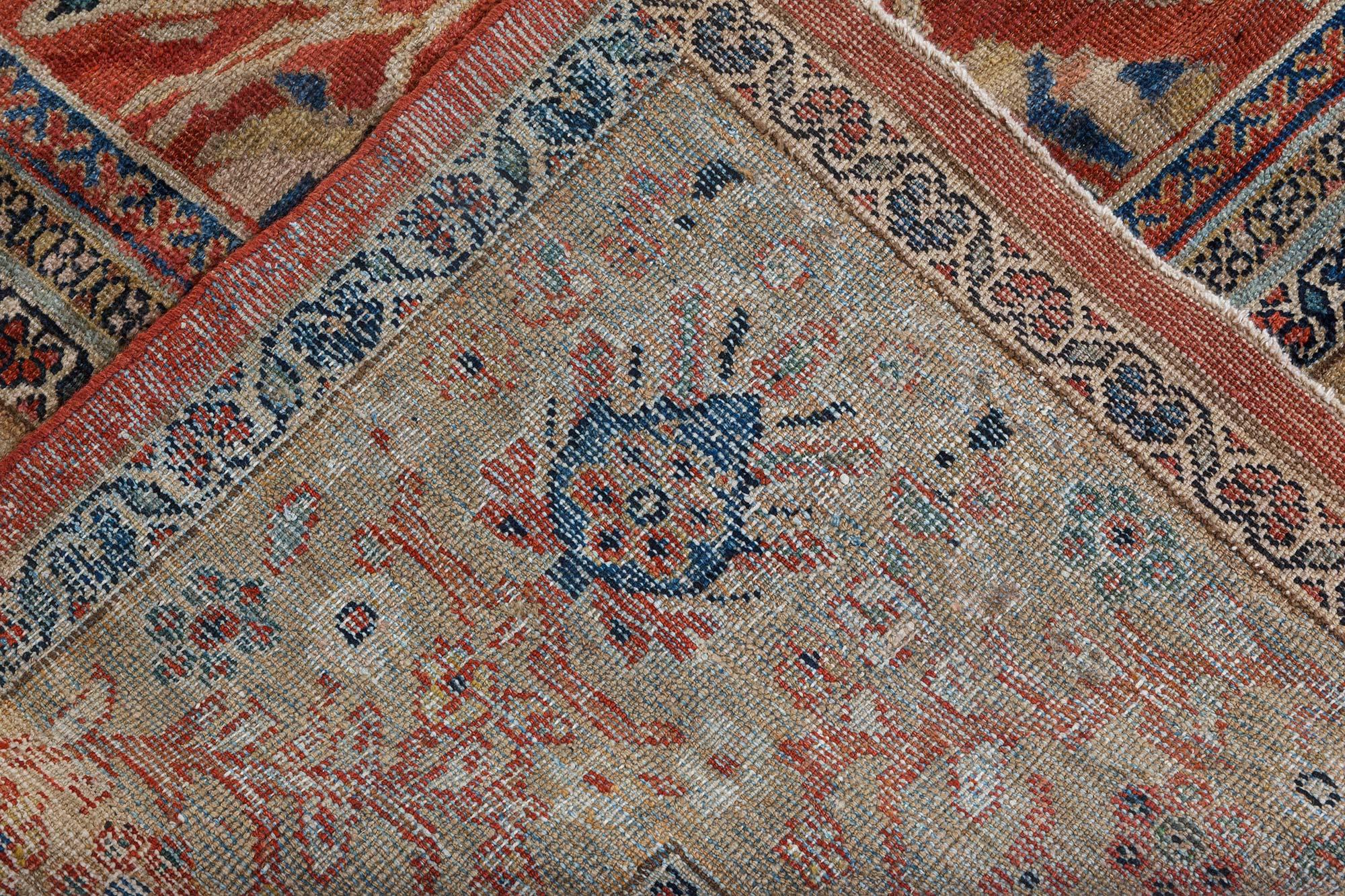 19th Century Persian Sultanabad Rug For Sale 3